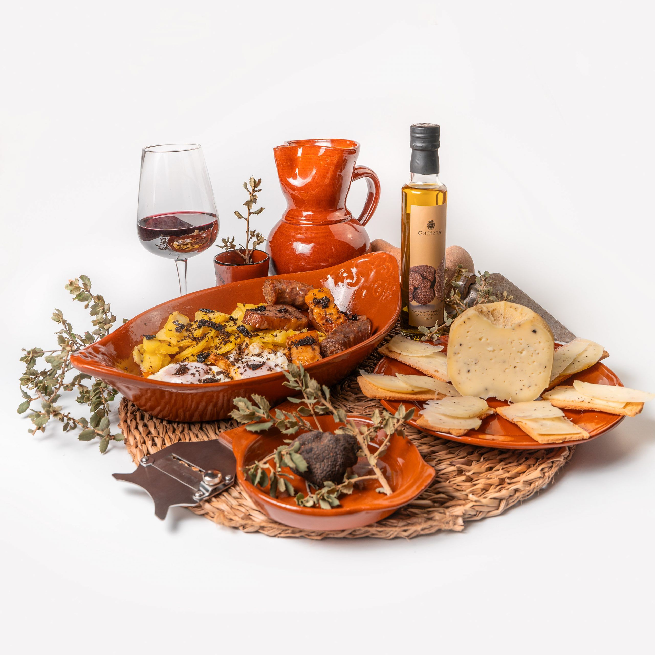 de trufa en trufa - foto almuerzo trufiturismo